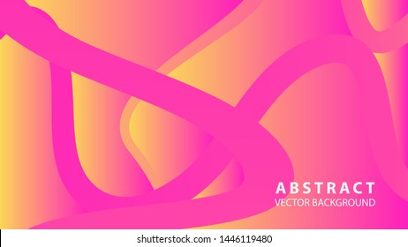 Abstract curve line wave background - vector
