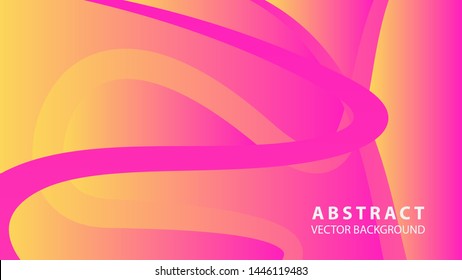 Abstract curve line wave background - vector