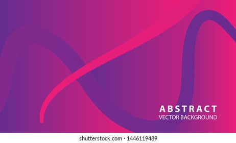 Abstract curve line wave background - vector