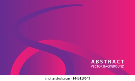 Abstract curve line wave background - vector