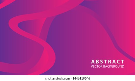 Abstract curve line wave background - vector