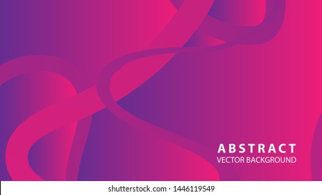 Abstract curve line wave background - vector