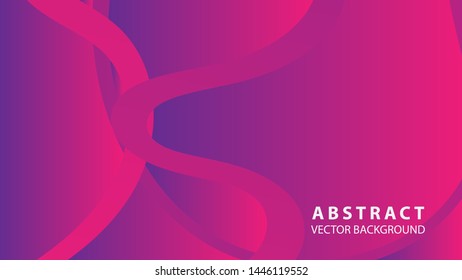 Abstract curve line wave background - vector