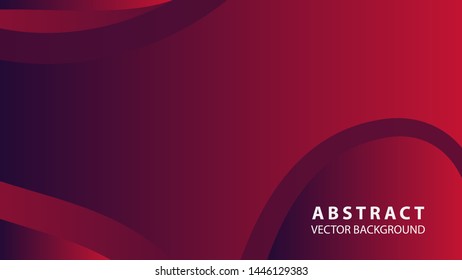 Abstract curve line wave background - vector
