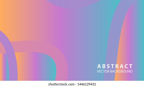 Abstract curve line wave background - vector