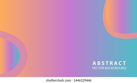 Abstract curve line wave background - vector
