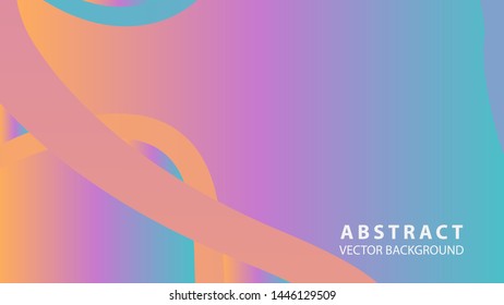 Abstract curve line wave background - vector