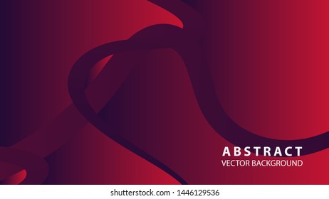 Abstract curve line wave background - vector