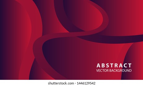 Abstract curve line wave background - vector