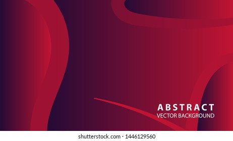 Abstract curve line wave background - vector