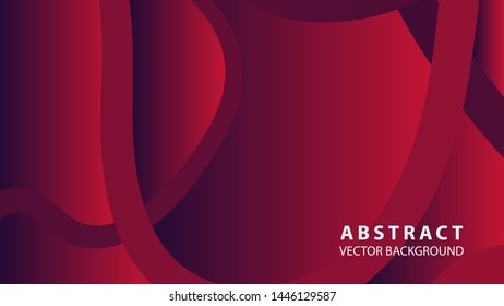 Abstract curve line wave background - vector