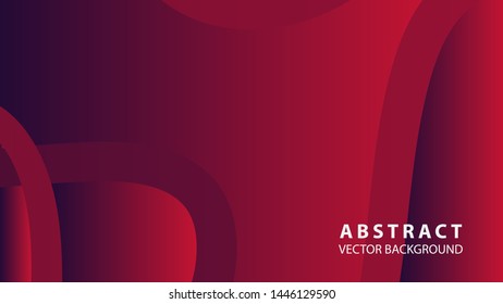 Abstract curve line wave background - vector