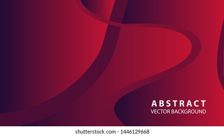 Abstract curve line wave background - vector