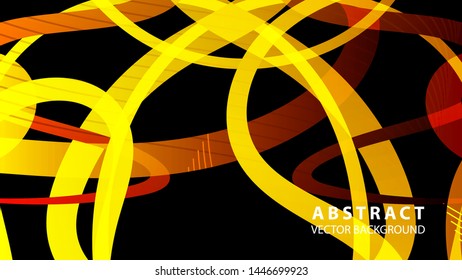 Abstract curve line wave background - vector