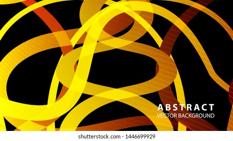 Abstract curve line wave background - vector