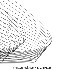 abstract curve lines 