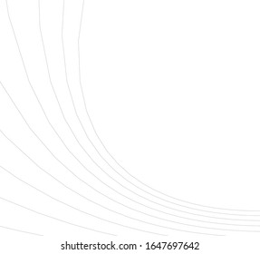Abstrakte Kurvenlinien. Architekturzeichnung. Geometrischer Hintergrund