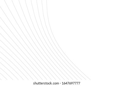 Abstract curve lines. Architectural drawing. Geometric background