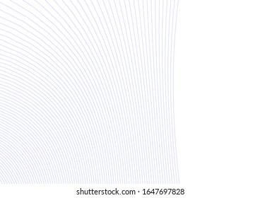 Abstract curve lines. Architectural drawing. Geometric background