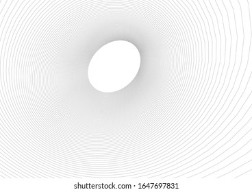 Abstract curve lines. Architectural drawing. Geometric background