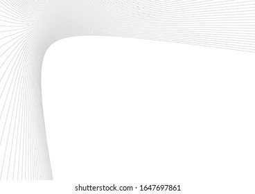 Líneas de curva abstractas. Dibujo arquitectónico. Fondo geométrico