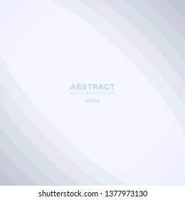 Abstract curve lines layer elegant business white background with space for your text. Vector illustration