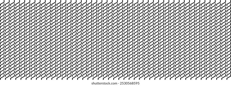 Abstract, curve Lines, wavy  pattern, Square, Illustration, vector, alternating overlapping, symmetrical, orderly arrangement background, black and white, banner, website, template, dark.