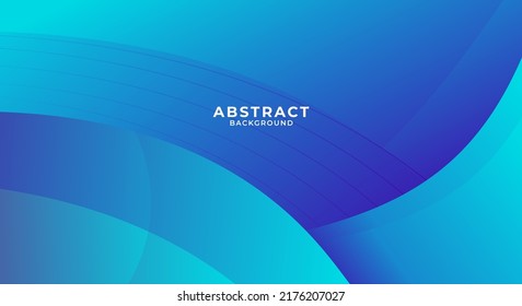 
Curva abstracta fondo azul moderno