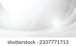 Abstract curve patterns on gradient background banner design. Vector illustration.