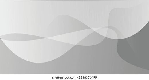 Abstract curve patterns on gradient background banner design. Vector illustration.