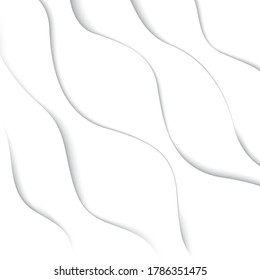 Abstract Curve Shadow line white background 