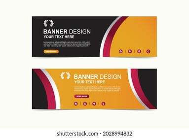 Abstrakter Kurvenform-Banner und Broschürendesign, Design-Konzept für Vektorgrafik im Flachstil