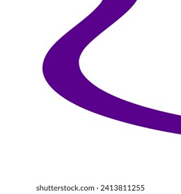 Abstract curve Shape. purple wave shapes
