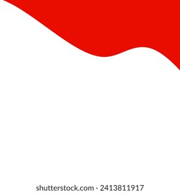 Abstract curve Shape. red wave shapes