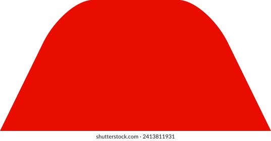 Abstract curve Shape. red wave shapes