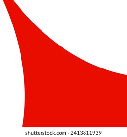 Abstract curve Shape. red wave shapes