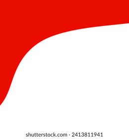 Abstract curve Shape. red wave shapes