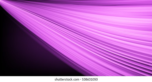 Abstract curve. Smooth silk texture. Vector background.