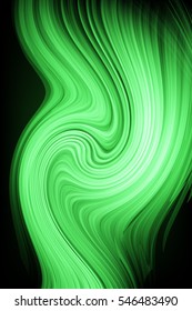 Abstract curve. Smooth silk texture. Vector background.