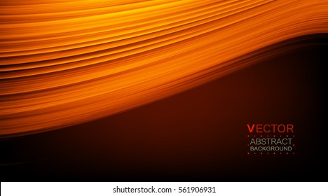 Curva abstracta. Textura de seda lisa. Fondo vectorial.