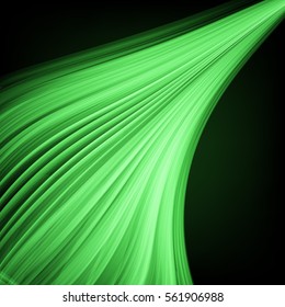 Abstract curve. Smooth silk texture. Vector background.