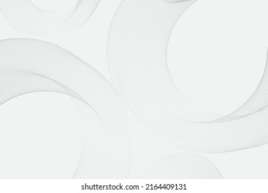 la esfera de curva abstracta sobre fondo gris degradado se puede utilizar para el diseño de paquetes de productos de portada de portátiles de diseño de alimentos y bebidas etiqueta de publicidad de afiche de pancarta de vectores de sitios web.