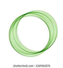 abstract curve. wave vector circle