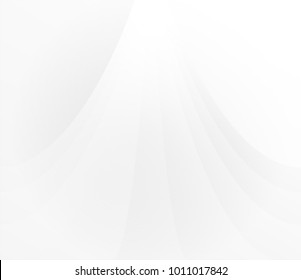 Abstract Curve  white Background, light and shadow ,Vector