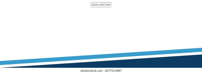 Formas de borda curva abstrata para design de cabeçalho. Seções divisórias vetoriais isoladas no plano de fundo transparente.