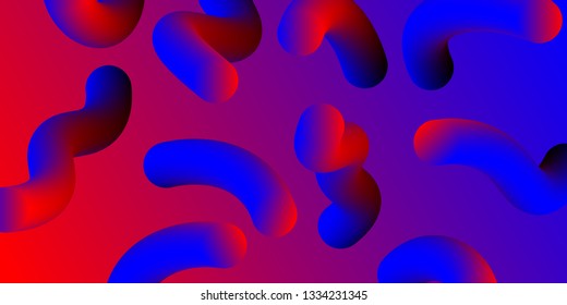 abstract curved color lines background