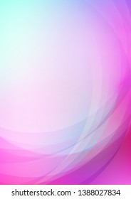 Abstract curved colorful background. Vector Eps10