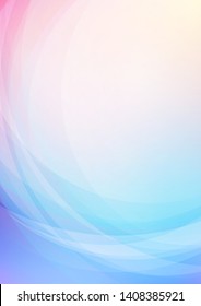 Abstract curved colorful background. Vector Eps10