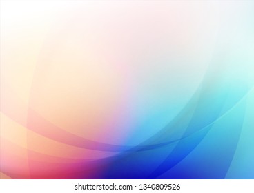 Abstract curved with colors background. Vector Eps10