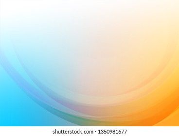 Abstract curved colors background. Vector Eps10